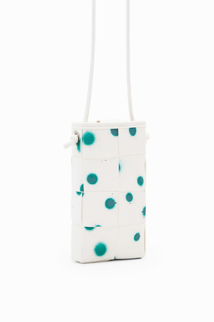 L woven droplets phone pouch | Desigual