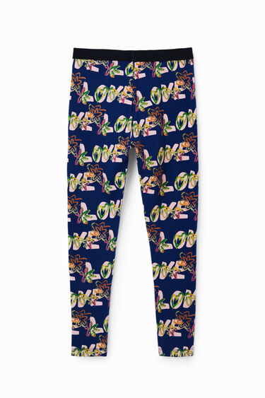 Love flower leggings | Desigual