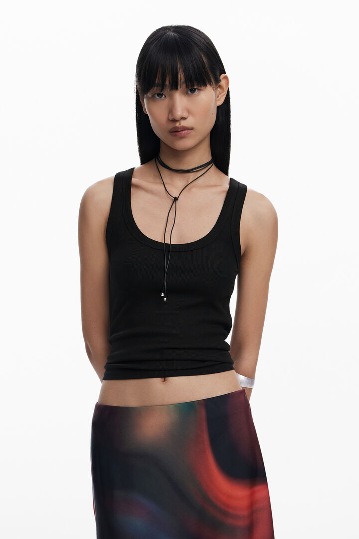 Long skirt with spots | Desigual