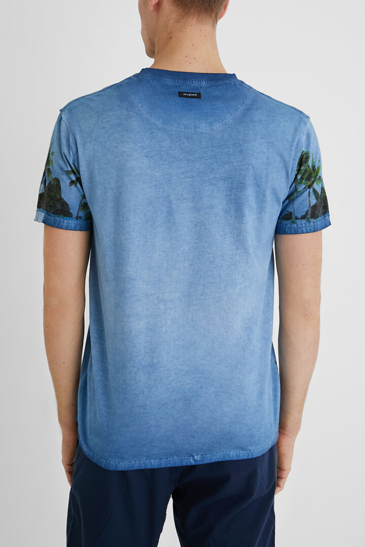 Camiseta tropical 100% algodón | Desigual