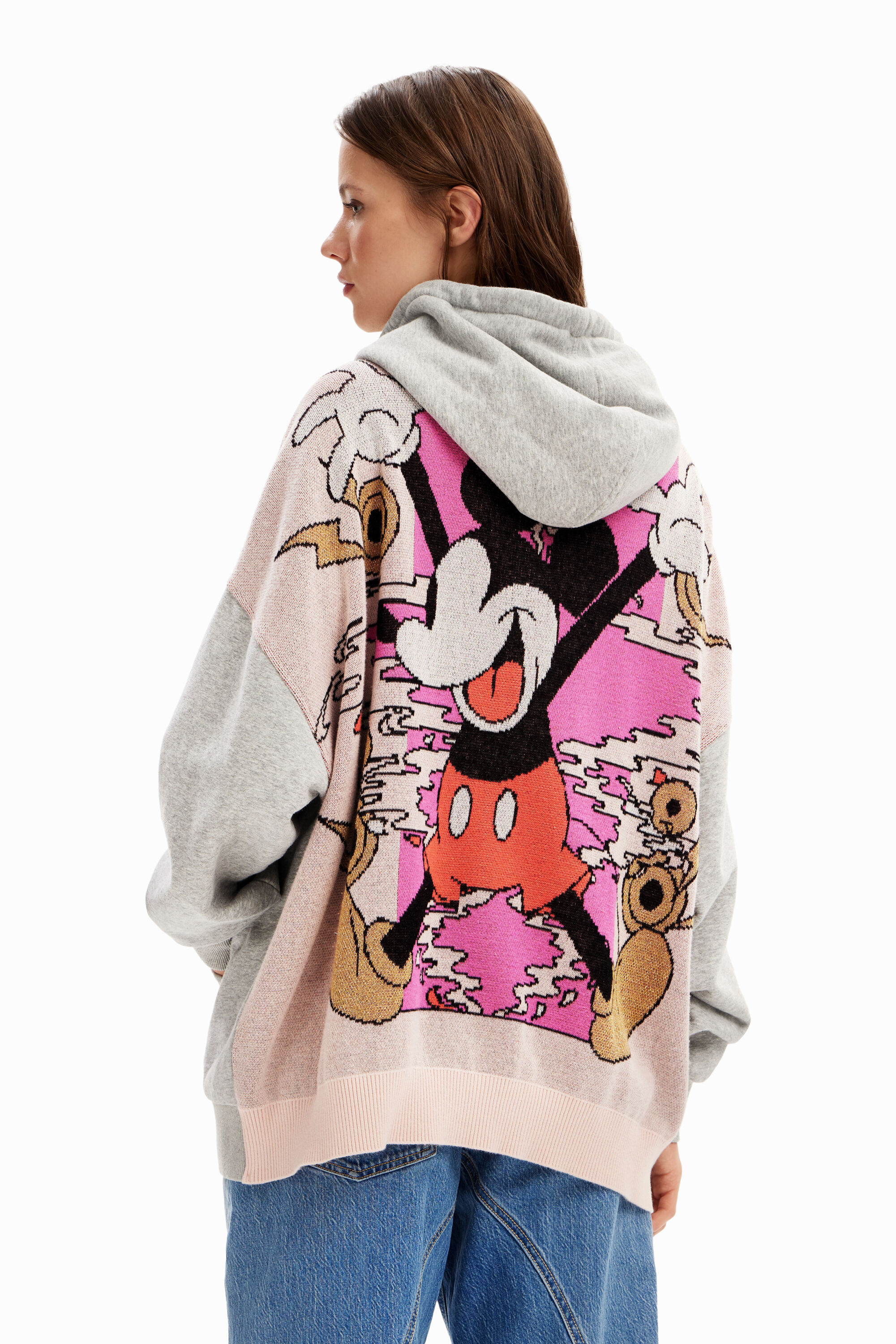 Oversized mickey on sale mouse hoodie