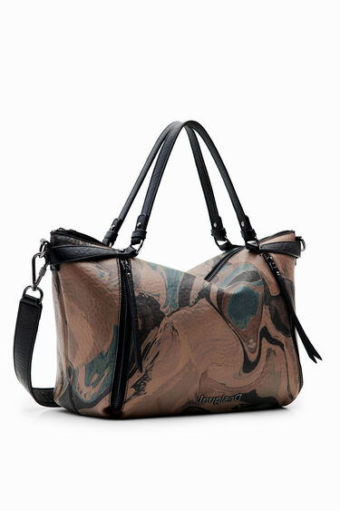 Large camouflage handbag | Desigual