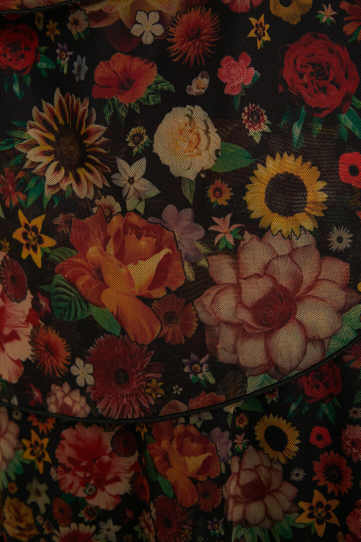 Floral flounces dress | Desigual