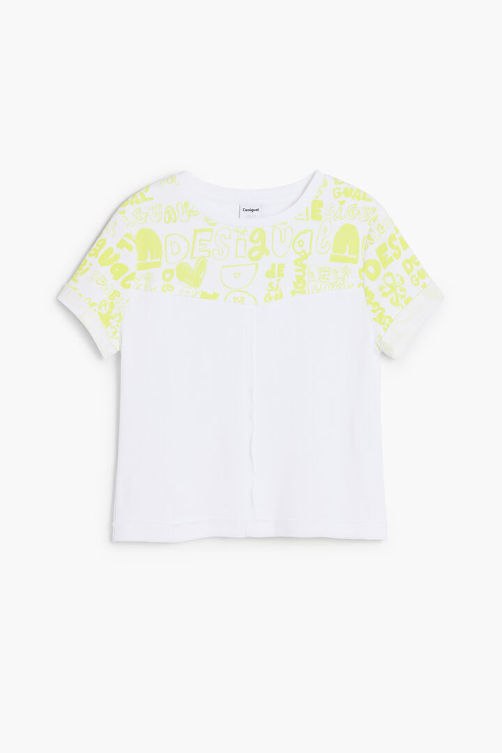 Short-sleeve T-shirt with lettering | Desigual