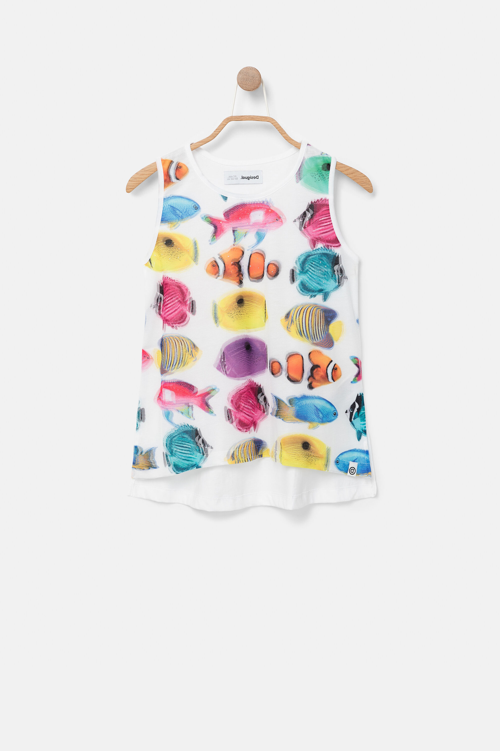 Camiseta de tirantes con peces | Camiseta de tirantes con peces |