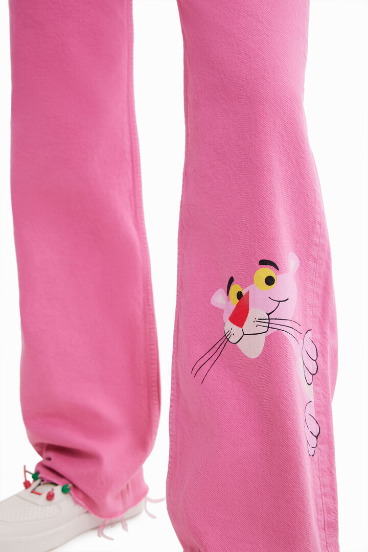 Wide-leg Pink Panther jeans | Desigual