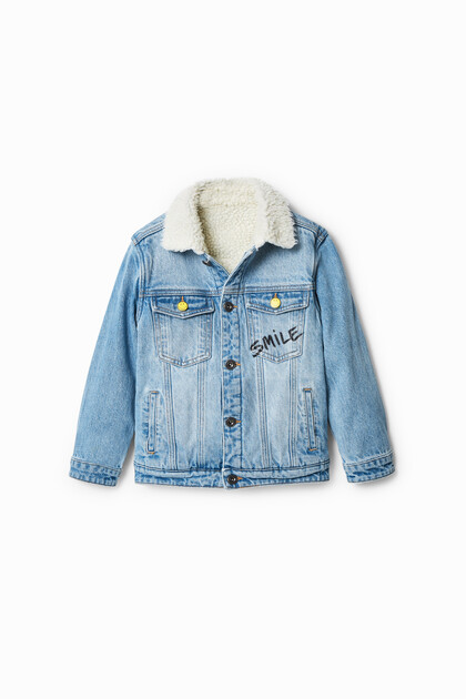 Veste "trucker" en jean Smiley®