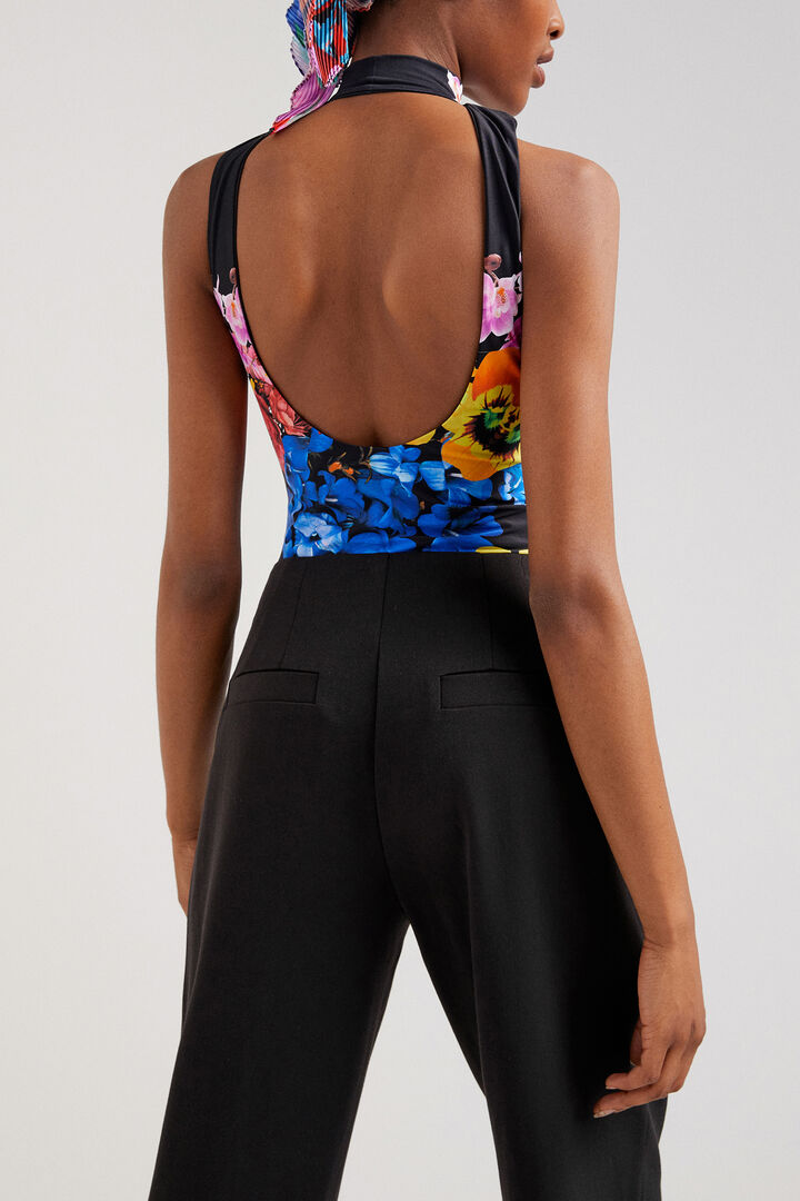 M. Christian Lacroix floral bodysuit | Desigual