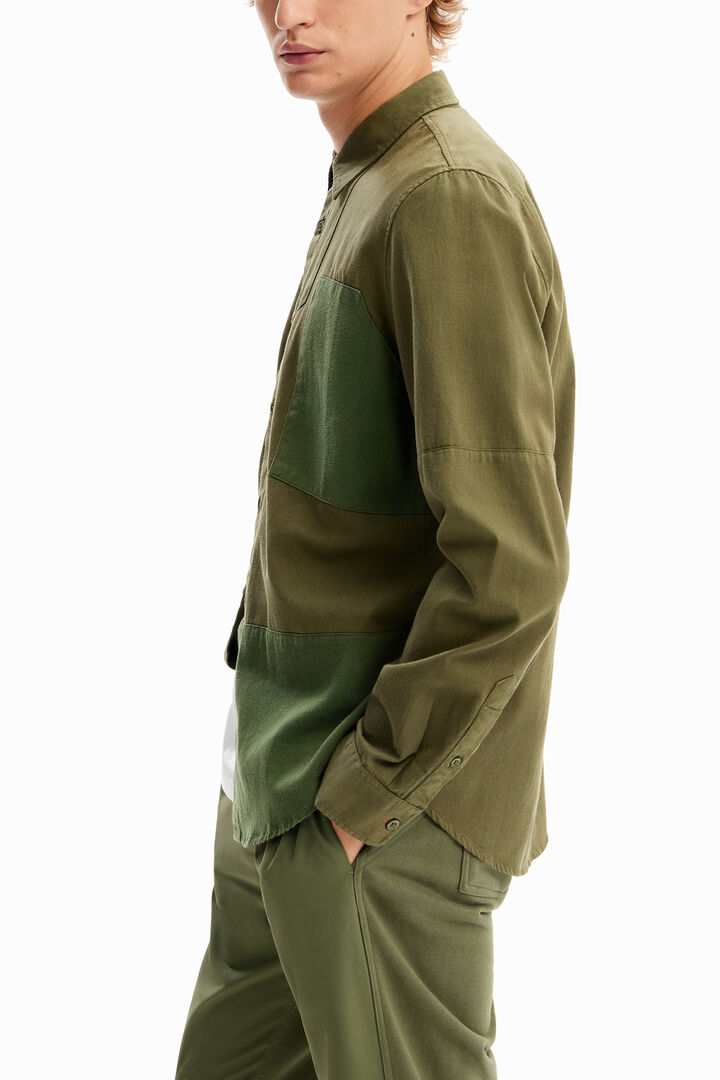 Camisa sarga patch | Desigual