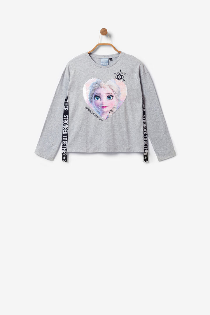 T-shirt reversible sequins "Frozen II" | Desigual