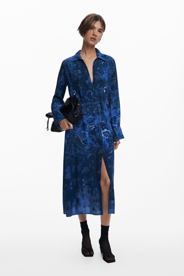 Robe chemise Paisley