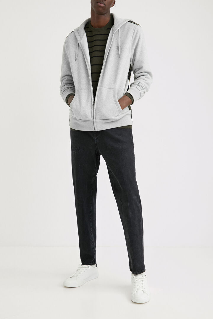 Grey camo skull hoodie | Desigual