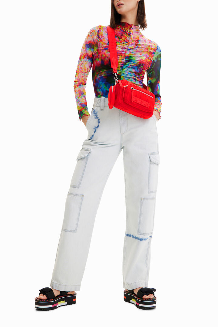 Small zigzag crossbody bag | Desigual