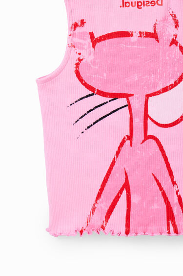 Ribbed Pink Panther T-shirt | Desigual