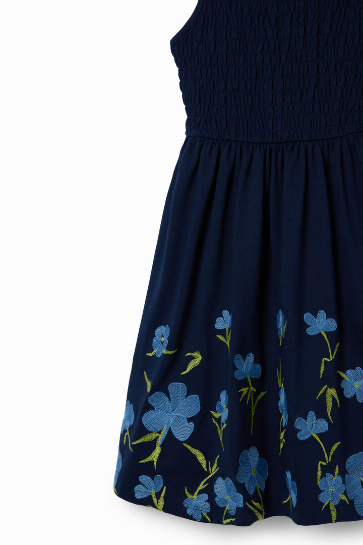 Vestido tirantes flores bordadas | Desigual