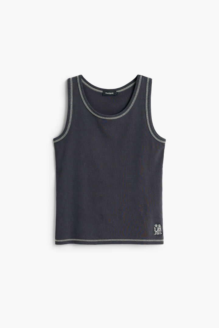 Logo strappy t-shirt