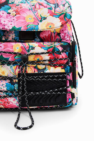 Grand sac à dos fleuri | Desigual