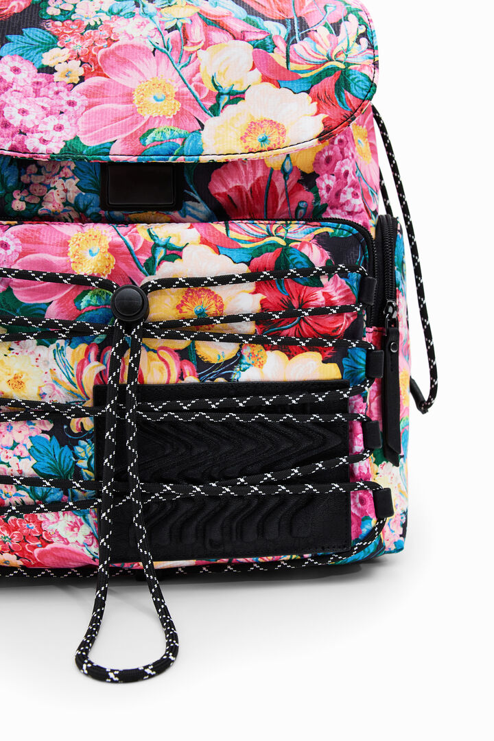Large floral backpack | Desigual