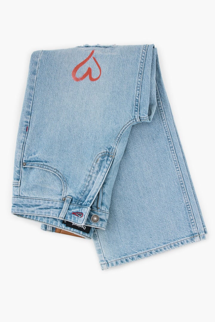 Mickey Mouse&trade; heart jeans | Desigual