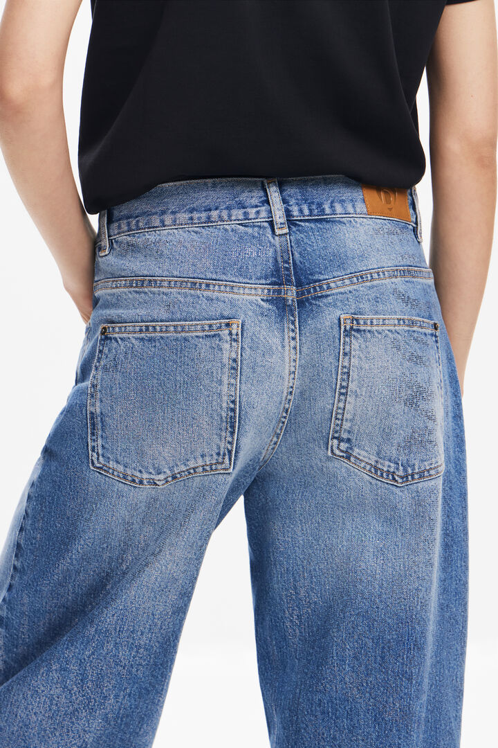 Balloon denim jeans | Desigual