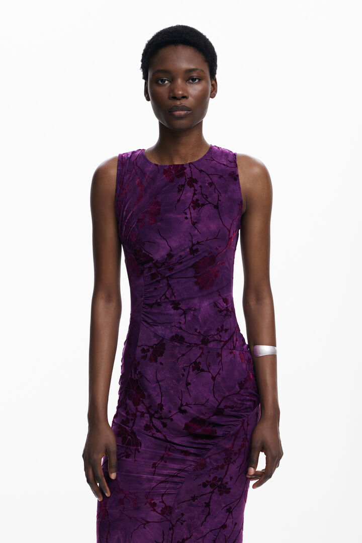 Vestido midi oriental | Desigual