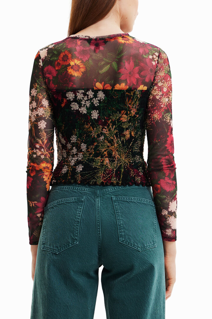 Samarreta slim curta tul | Desigual