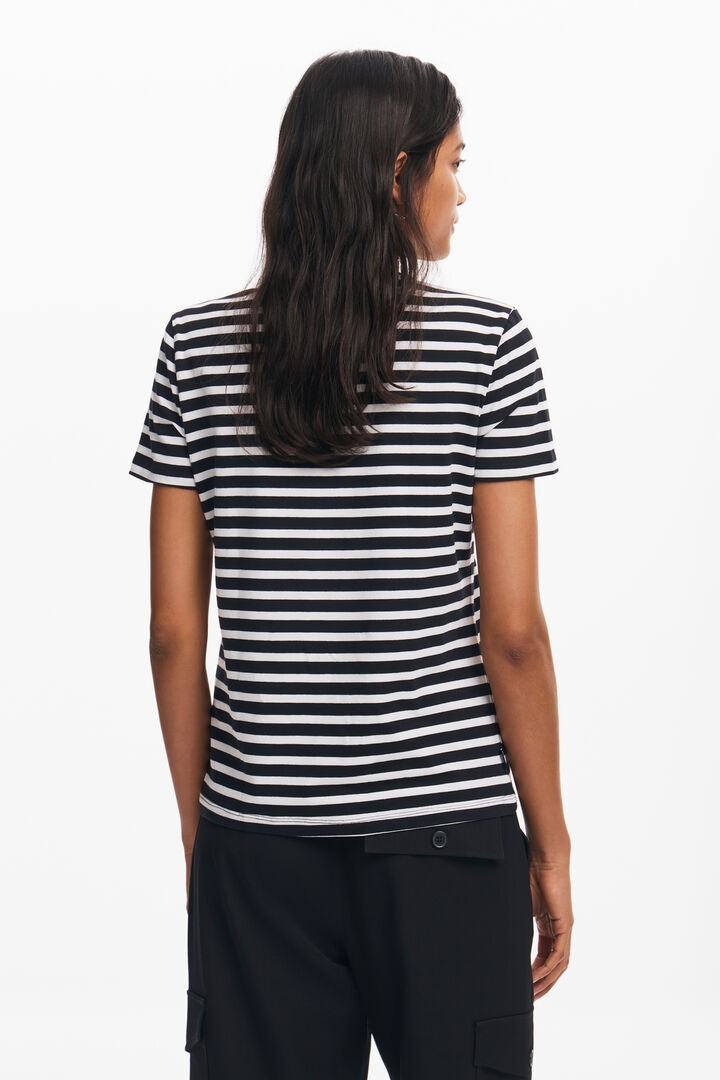 Striped heart T-shirt | Desigual