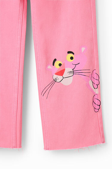 Calças de ganga brancas Pink Panther | Desigual