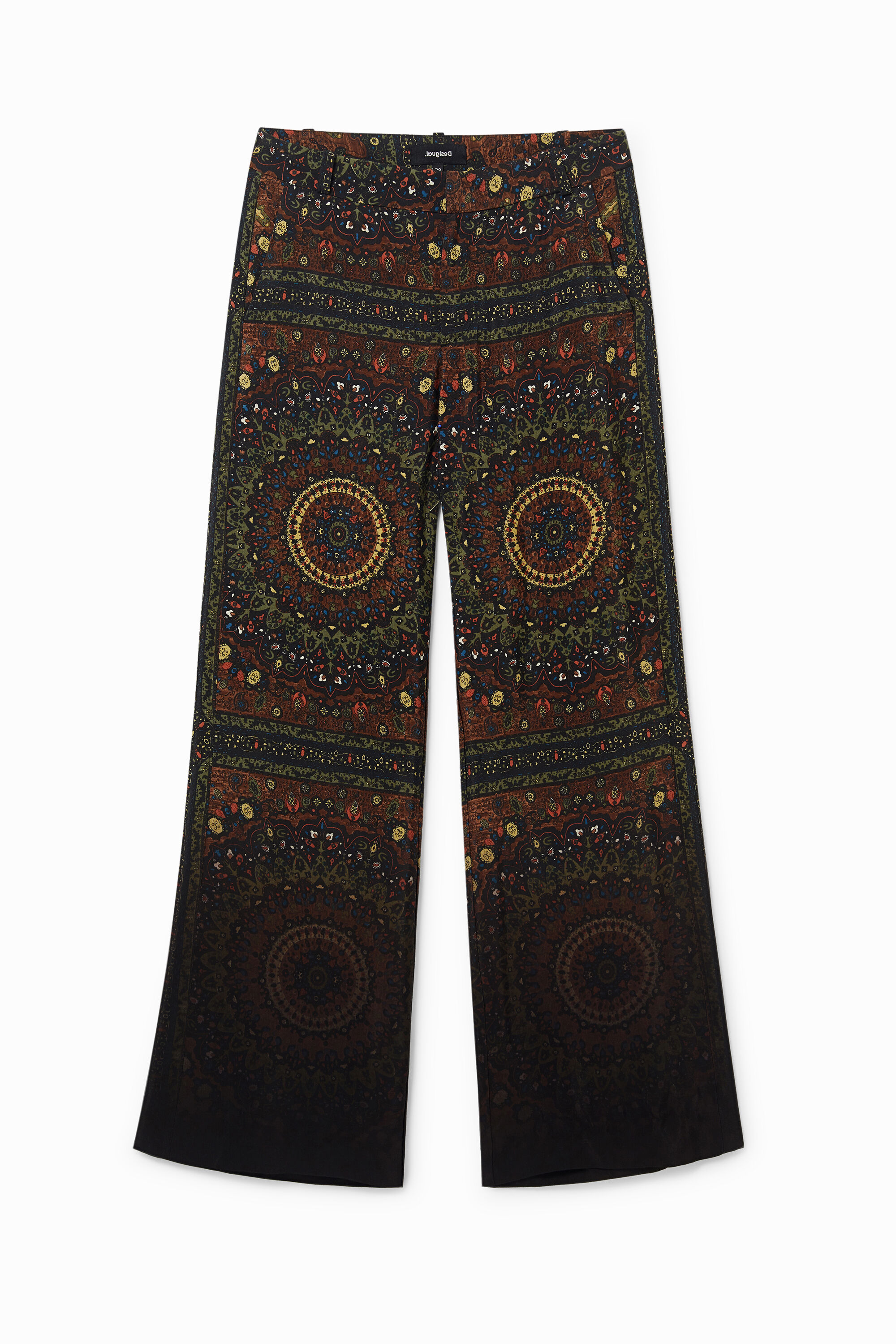 Hindu bell bottom trousers - GREEN - 36