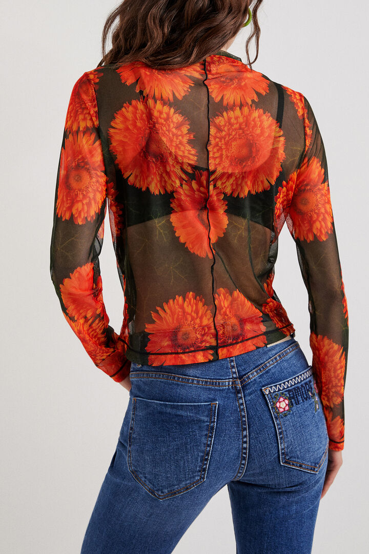 Samarreta tul floral | Desigual