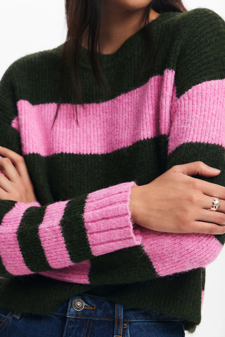 Two-tone striped sweater | Desigual