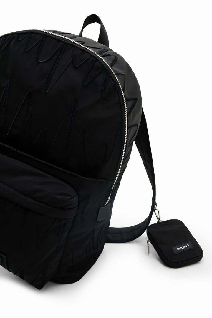 Midsize zigzag backpack | Desigual