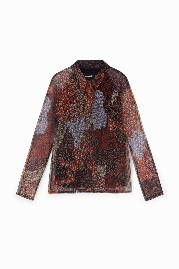 Elastyczna koszula w ornamentalne wzory | Desigual