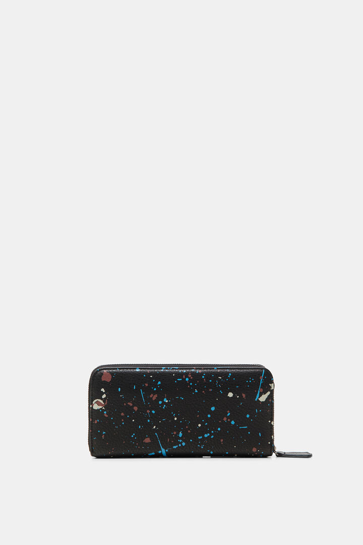 Längliches Portemonnaie mit Farbklecksen | Desigual