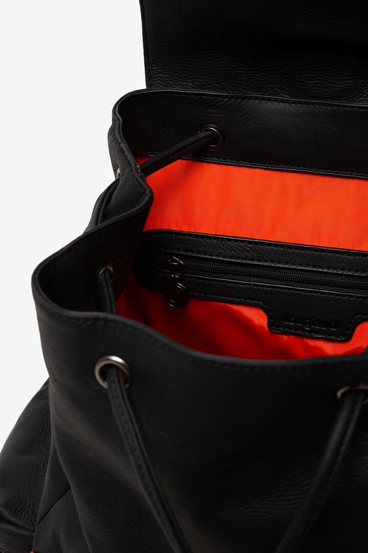 Buckles and message backpack | Desigual