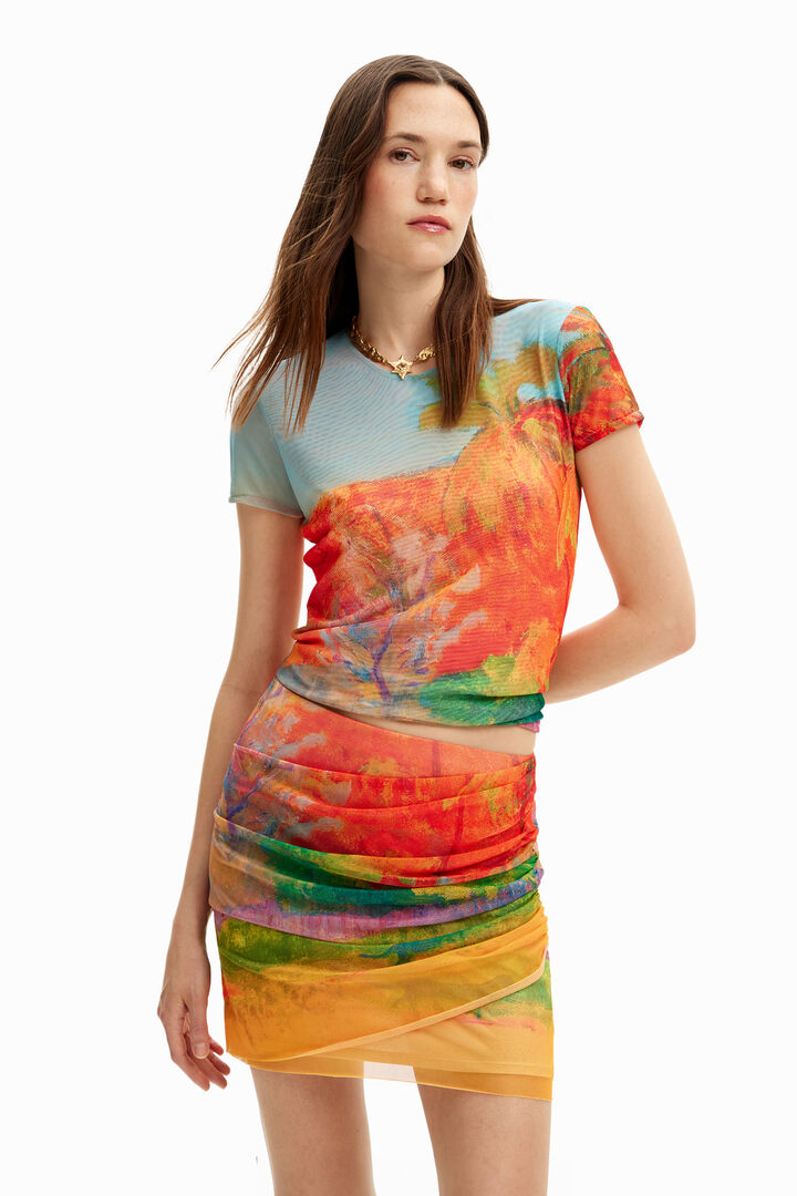 Minifalda paisaje arty | Desigual