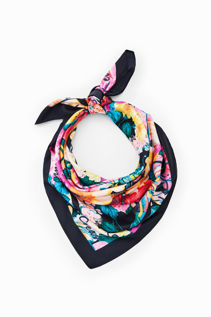Square floral foulard | Desigual