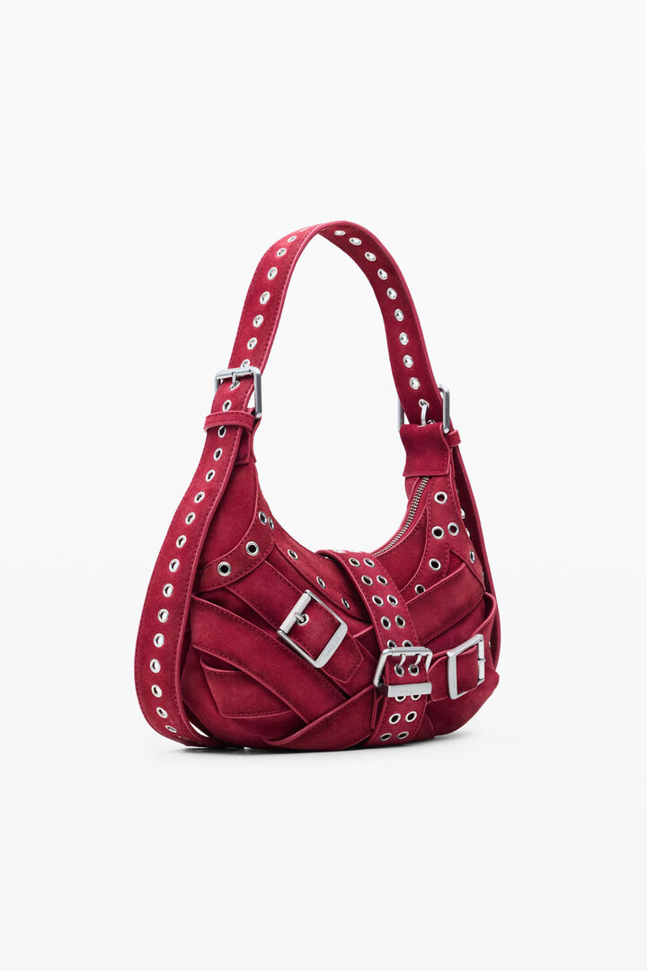 Small leather bag with straps | Desigual