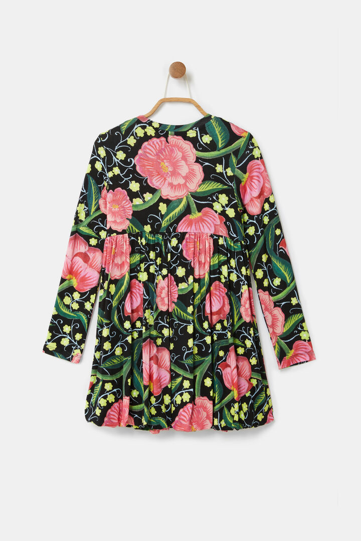 High-waist dress flowers | Desigual