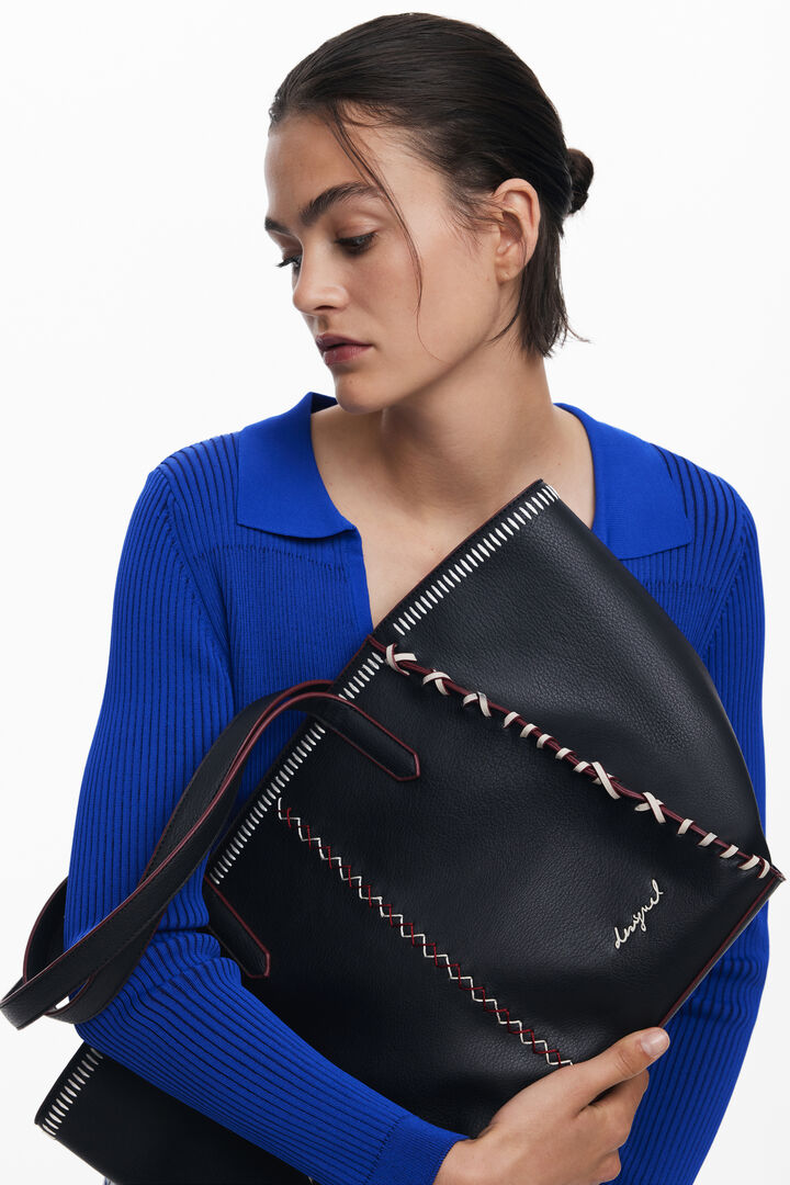 Bolso shopper costuras grande | Desigual