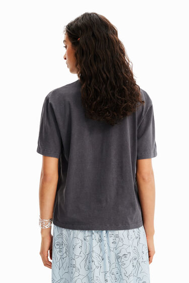 T-shirt met afbeelding van een meisje | Desigual