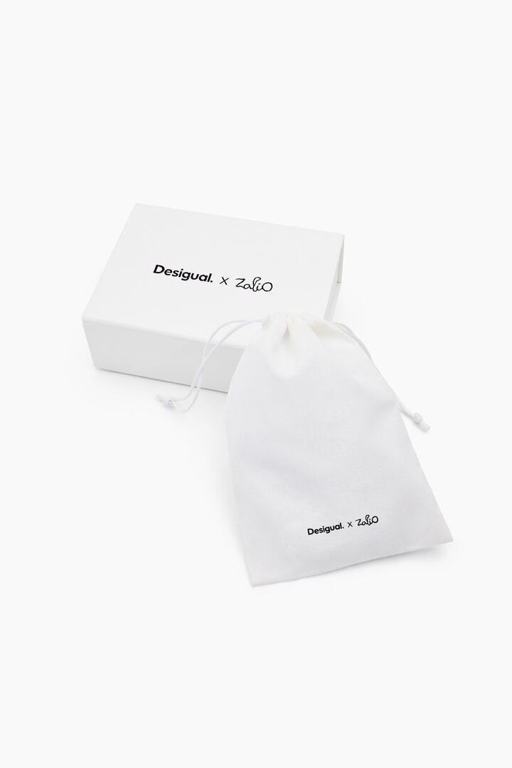 Chrome textured Zalio choker | Desigual