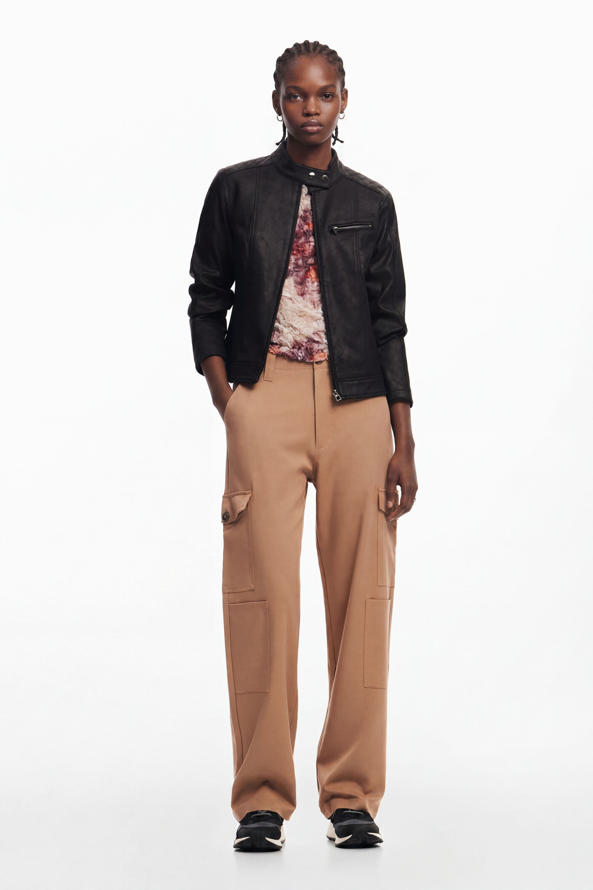 Desigual, Pantalón cargo, MarróN