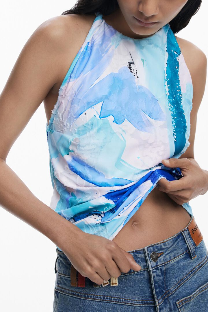 Floral tank top