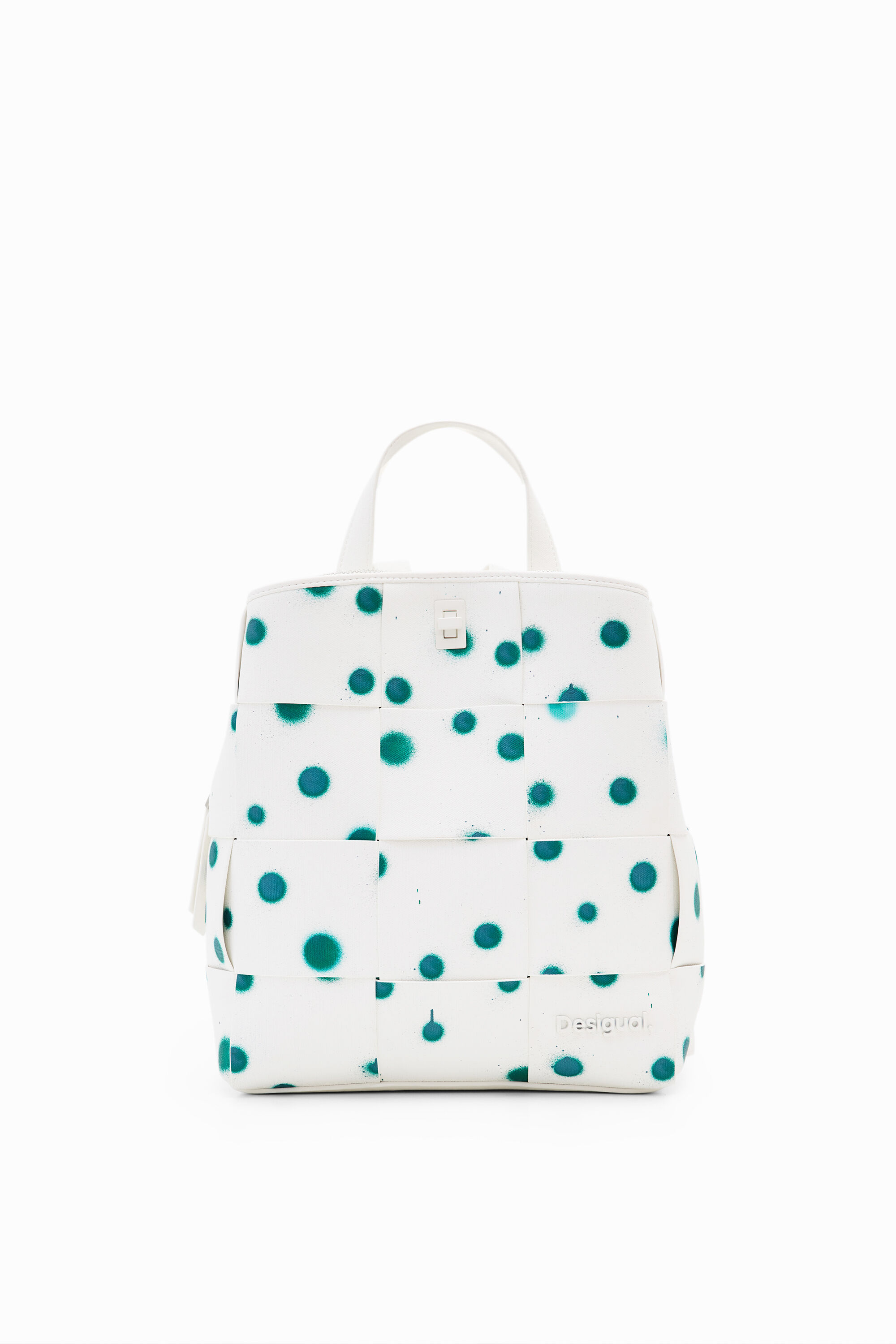 Desigual S woven droplets backpack