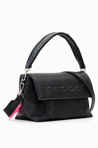 Midsize half logo crossbody bag | Desigual