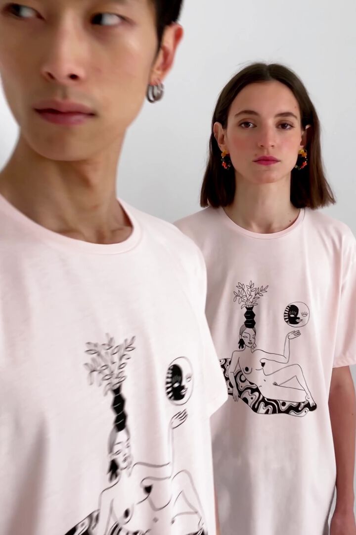 T-shirt orgânica de Miranda Makaroff | Desigual