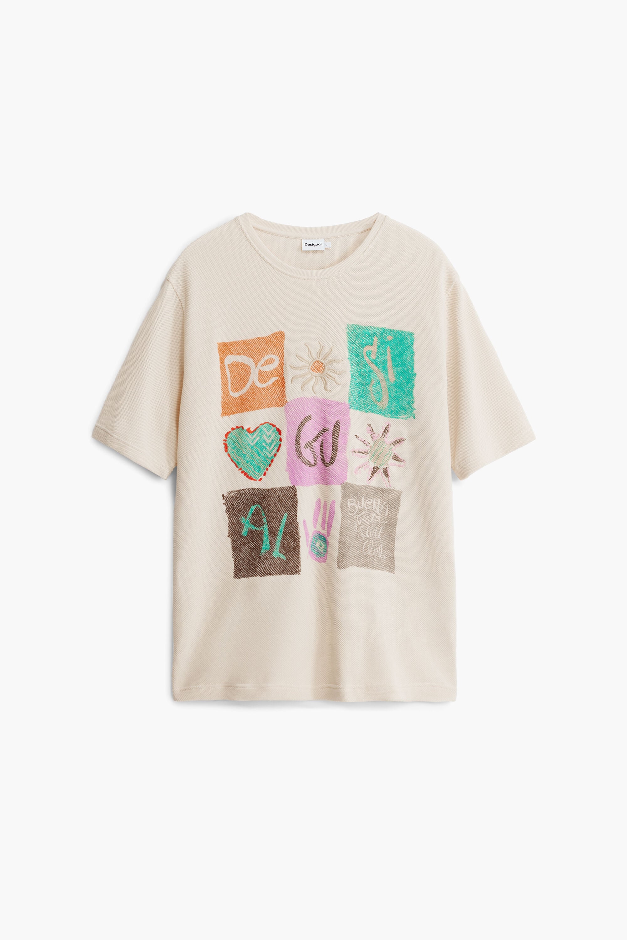 Camiseta cuadrados