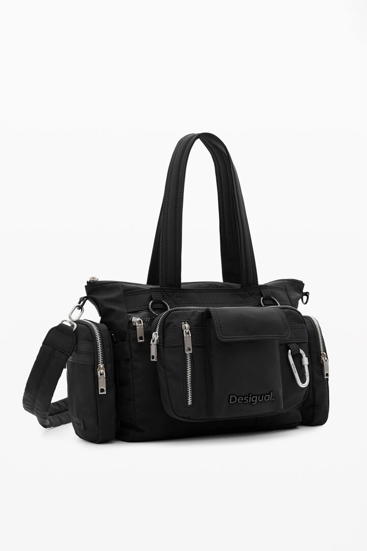 Bolsa grandes asas cremallera | Desigual