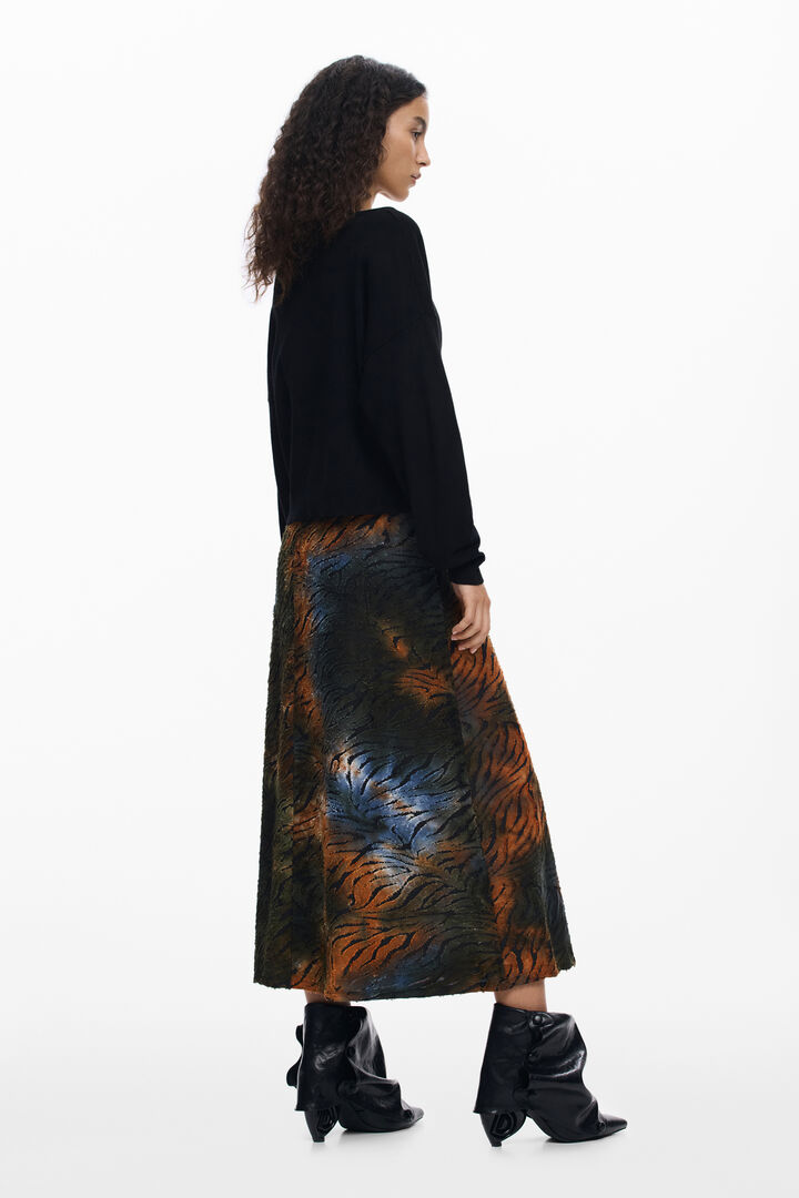 Vestido desmontable animal print | Desigual